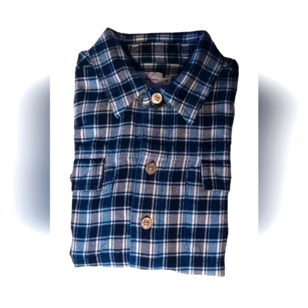 CK Plaid Flannel Button Down